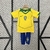 Camisa Brasil 2004 Home - Versão Kids