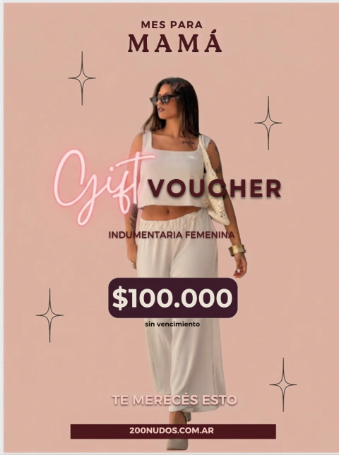 Gift Card Feliz dia Mama - $100.000