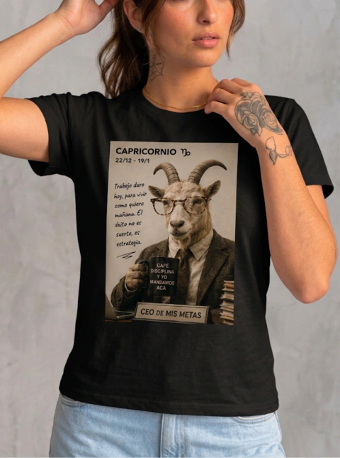 Remera MC Estampada - Capricornio
