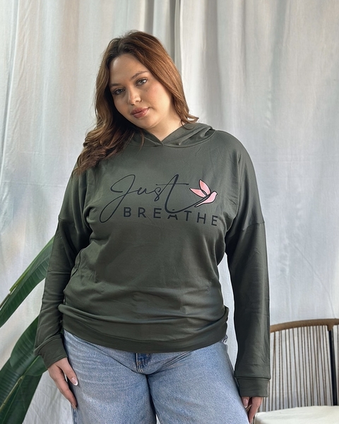 Buzo Rústico Frizado Just Breathe - comprar online