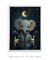 Quadro Decorativo - Elefante Baby Lua - Armazém dos Quadros