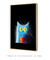 Quadro Decorativo - Gatinho Azul 1 - comprar online