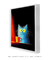 Quadro Decorativo - Gatinho Azul 3 - loja online