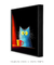 Quadro Decorativo - Gatinho Azul 3 - loja online