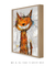 Quadro Decorativo - Gato Rabisco - comprar online