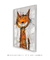 Quadro Decorativo - Gato Rabisco - comprar online