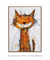 Quadro Decorativo - Gato Rabisco - loja online