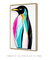 Quadro Decorativo - Penguim Arco-Íris - comprar online