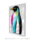 Quadro Decorativo - Penguim Arco-Íris