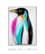 Quadro Decorativo - Penguim Arco-Íris - comprar online