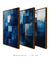 Trio de Quadros Decorativos - Azul - loja online