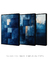 Trio de Quadros Decorativos - Azul - comprar online