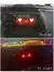 Led auto universal exibição de rolagem tela expressão usb luz dinâmica turn signal freio traseiro sentido lâmpada modificação conjunto