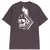 Remera Oversize Lila Calavera - comprar online
