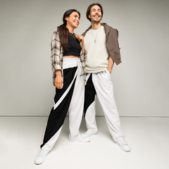 Wide-leg joggers