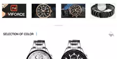 NAVIFORCE-Reloj de pulsera de acero inoxidable para hombre, cronógrafo informal clásico, resistente al agua, de cuarzo, con indicador de Fecha - tienda en línea