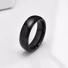 Vnox Anillos de boda de tungsteno antiarañazos para mujeres y hombres, alianzas de boda clásicas simples para parejas, joyería básica - Eleganzie