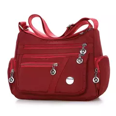 Bandolera de hombro informal para mujer, bolso Oxford impermeable con cremallera, paquete de bolsos cruzados de viaje de gran capacidad para mujer - comprar en línea