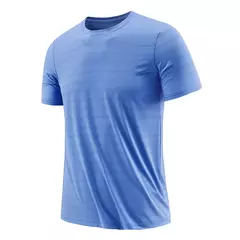 Imagen de Camiseta para hombre L-6XL 7XL 8XL, novedad de verano, camiseta de manga corta para hombre, camiseta elástica con estampado para Fitness para hombre, camisetas informales de secado rápido 9116