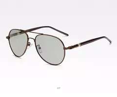 Gafas de sol fotocromáticas de aviación a la moda para hombres y mujeres, gafas de sol polarizadas camaleón para piloto, gafas de sol antideslumbrantes para conducir UV400 en internet