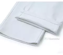 Pantalones vaqueros blancos de corte Regular para hombre de estilo clásico, pantalones vaqueros de algodón elásticos avanzados a la moda de negocios, pantalones de marca para hombre