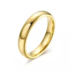 Imagen de Vnox Anillos de boda de tungsteno antiarañazos para mujeres y hombres, alianzas de boda clásicas simples para parejas, joyería básica
