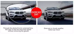 Gafas de sol fotocromáticas de aviación a la moda para hombres y mujeres, gafas de sol polarizadas camaleón para piloto, gafas de sol antideslumbrantes para conducir UV400