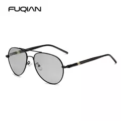 Gafas de sol fotocromáticas de aviación a la moda para hombres y mujeres, gafas de sol polarizadas camaleón para piloto, gafas de sol antideslumbrantes para conducir UV400