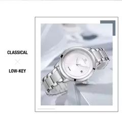 NAVIFORCE, relojes de lujo de marca superior para mujer, reloj impermeable a la moda para mujer, reloj de pulsera de cuarzo para mujer, reloj femenino, reloj femenino - Eleganzie