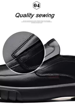 2025 zapatos de cuero genuino + microfibra para hombre 38-47 mocasines de goma antideslizantes suaves zapatos de cuero casuales para hombre en internet