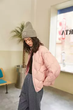 Toyouth-chaquetas de plumón de pato para mujer, abrigo grueso, negro, gris, blanco, cálido, sólido, cuello corto de béisbol, estilo elegante informal - tienda en línea