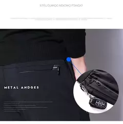 MRMT 2024 nuevos pantalones de primavera y otoño para hombre, pantalones de ocio de algodón de Color puro para hombre, pantalones elásticos con cremallera y bolsillo on internet