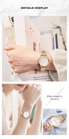 NAVIFORCE, relojes de lujo de marca superior para mujer, reloj impermeable a la moda para mujer, reloj de pulsera de cuarzo para mujer, reloj femenino, reloj femenino - Eleganzie
