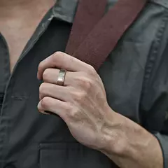 Vnox Joyería De Tungsteno Negro Anillos de Compromiso para Los Hombres 8mm de Ancho Con Textura Hombres Anillos Al Por Mayor