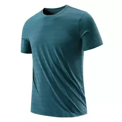 Camiseta para hombre L-6XL 7XL 8XL, novedad de verano, camiseta de manga corta para hombre, camiseta elástica con estampado para Fitness para hombre, camisetas informales de secado rápido 9116 - comprar en línea