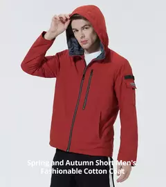 ICEbear-Chaqueta corta para hombre, abrigo elegante con capucha, ropa de marca de alta calidad, MWC21601I, otoño, 2023 on internet