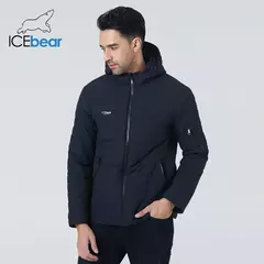 ICEbear-Chaqueta corta de algodón para hombre, abrigo de alta calidad con capucha, ropa de marca, moda de otoño, MWC21662D, novedad de 2021 - Eleganzie