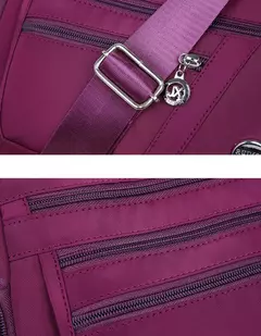 Bandolera de hombro informal para mujer, bolso Oxford impermeable con cremallera, paquete de bolsos cruzados de viaje de gran capacidad para mujer - comprar en línea