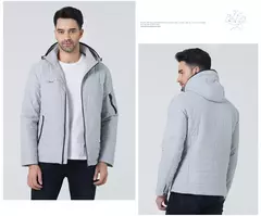 ICEbear-Chaqueta corta de algodón para hombre, abrigo de alta calidad con capucha, ropa de marca, moda de otoño, MWC21662D, novedad de 2021