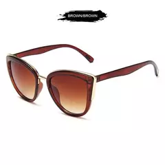 Gafas de Sol Vintage con Diseño de Ojo de Gato – Protección UV400 y Estilo Leopardo para Mujer - Eleganzie