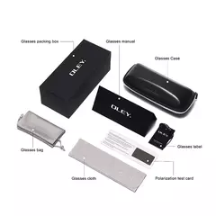 OLEY-gafas de sol polarizadas de aluminio y magnesio para hombre, lentes rectangulares para conducir - comprar en línea