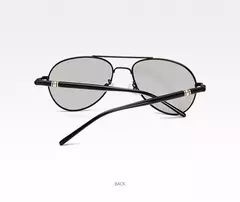 Gafas de sol fotocromáticas de aviación a la moda para hombres y mujeres, gafas de sol polarizadas camaleón para piloto, gafas de sol antideslumbrantes para conducir UV400