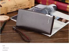 Baellerry, carteras largas para hombre, bolso con cremallera de gran capacidad, tarjetero, monedero para hombre, bolsillo para monedas, cartera de mano de marca de lujo para hombre - comprar en línea