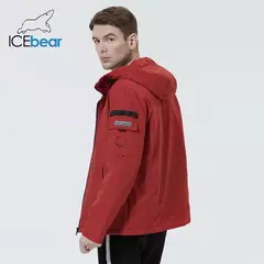 ICEbear-Chaqueta corta para hombre, abrigo elegante con capucha, ropa de marca de alta calidad, MWC21601I, otoño, 2023 - buy online
