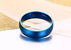 Vnox Anillo de bodas clásico para hombres y mujeres, joyería de acero inoxidable para dedo, anillo liso clásico de 6 mm y 8 mm - tienda en línea