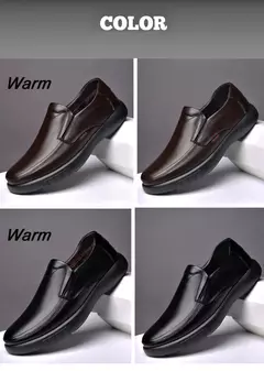 2025 zapatos de cuero genuino + microfibra para hombre 38-47 mocasines de goma antideslizantes suaves zapatos de cuero casuales para hombre - comprar en línea