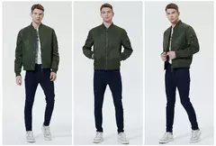Image of ICEbear-abrigo de vuelo corto para hombre, ropa de otoño, chaqueta de marca de alta calidad, MWC20706D, novedad de 2023