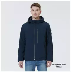 ICEbear-Chaqueta corta para hombre, abrigo elegante con capucha, ropa de marca de alta calidad, MWC21601I, otoño, 2023