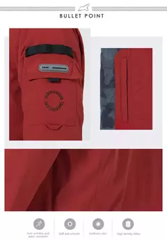 ICEbear-Chaqueta corta para hombre, abrigo elegante con capucha, ropa de marca de alta calidad, MWC21601I, otoño, 2023 - online store