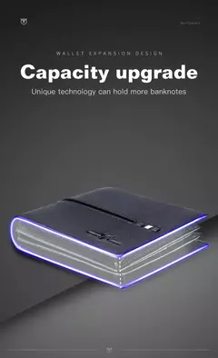 Cartera de cuero genuino BULLCAPTAIN, cartera de negocios de diseñador de marca para hombre, monedero de almacenamiento multifunción, paquete de tarjetas Rfid, cartera para hombre - Eleganzie